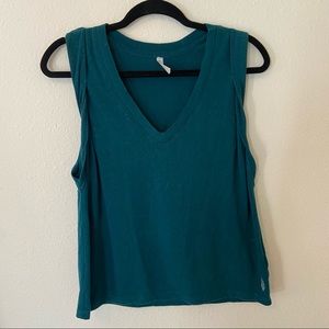 Free People twist sleeve tank